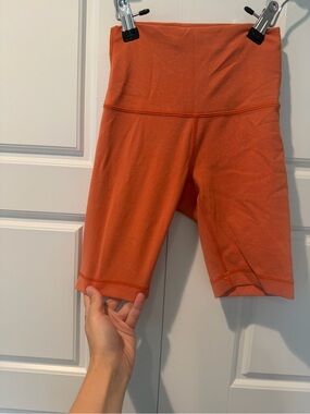 Lululemon Align High-Rise shorts 6-inch inseam Orange Women’s Size 0